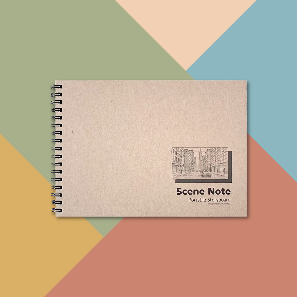 소형 스토리보드 씬 노트(Scene Note) 휴대용 콘티 A5 플롯 - 상세 이미지 2