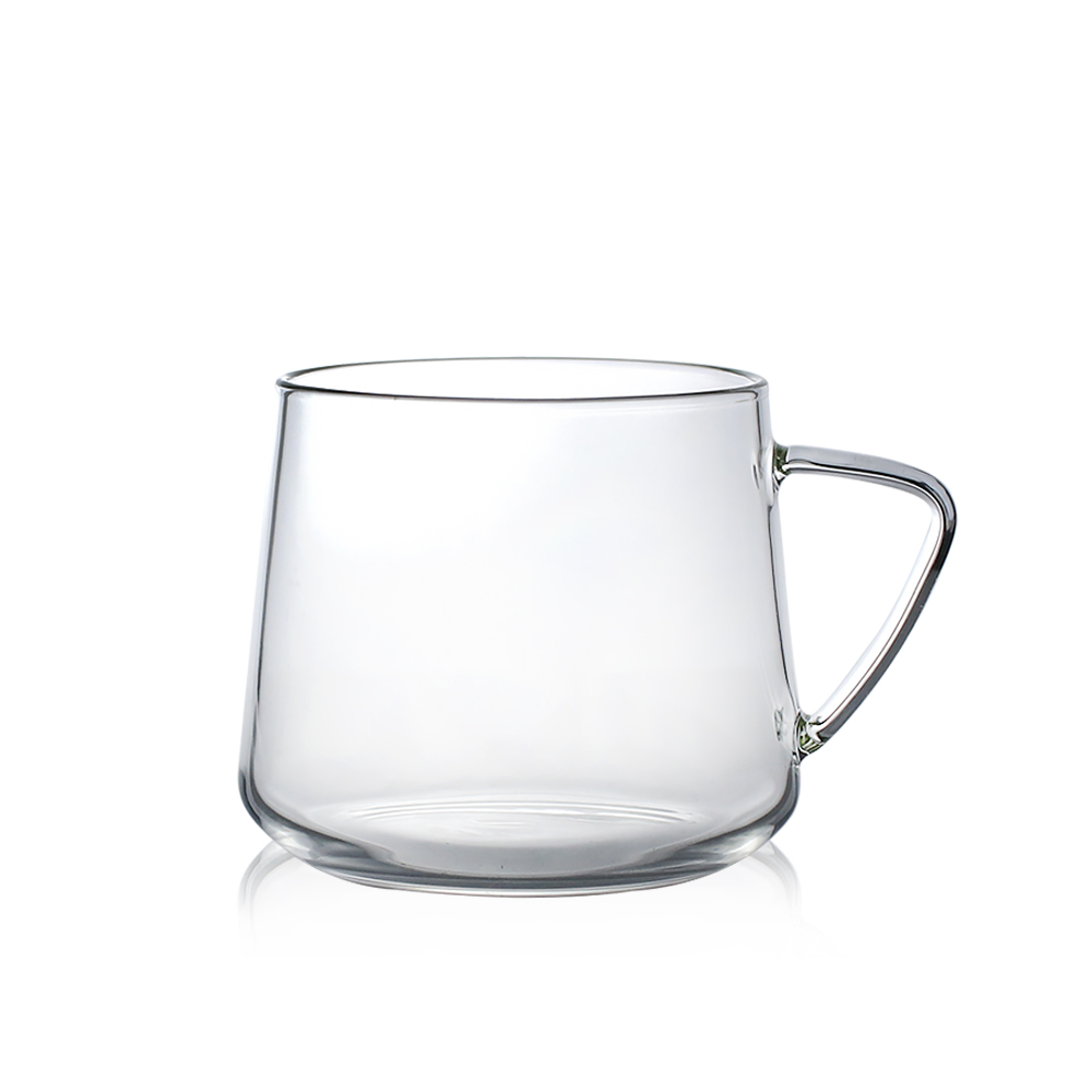 홈카페 머그 소앤홈 소요 내열유리 슬렌티드 핸들컵 500ml 4P세트 - 상세 이미지 2