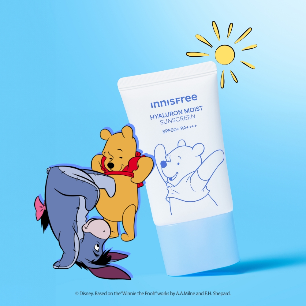 이니스프리 히알루론 수분 선크림 SPF50+ PA4+ 곰돌이 푸 에디션 50ml, 1개 - 상세 이미지 3