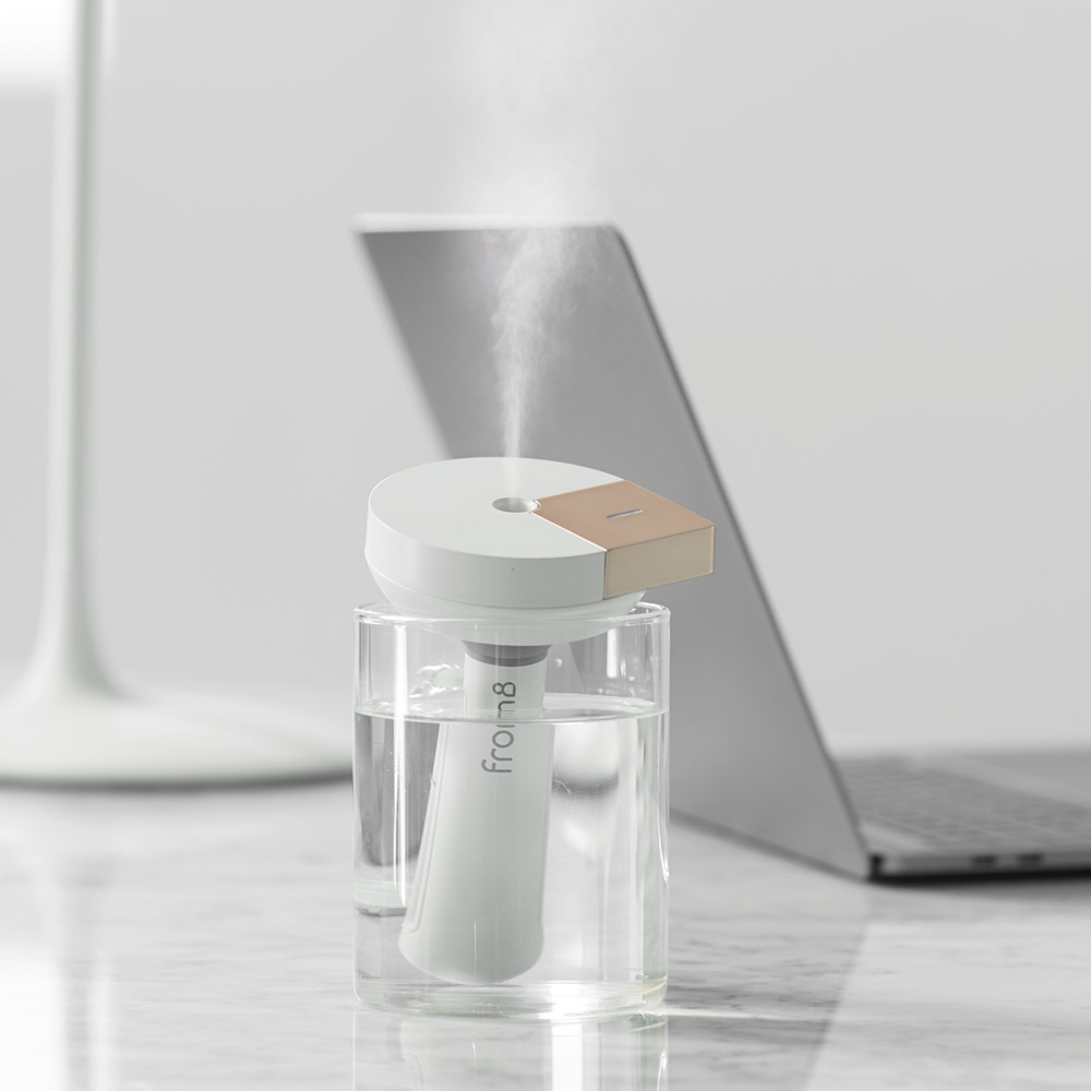 프롬비 워터캡슐2 무선 스틱 생수병 미니가습기 FA145 그레이