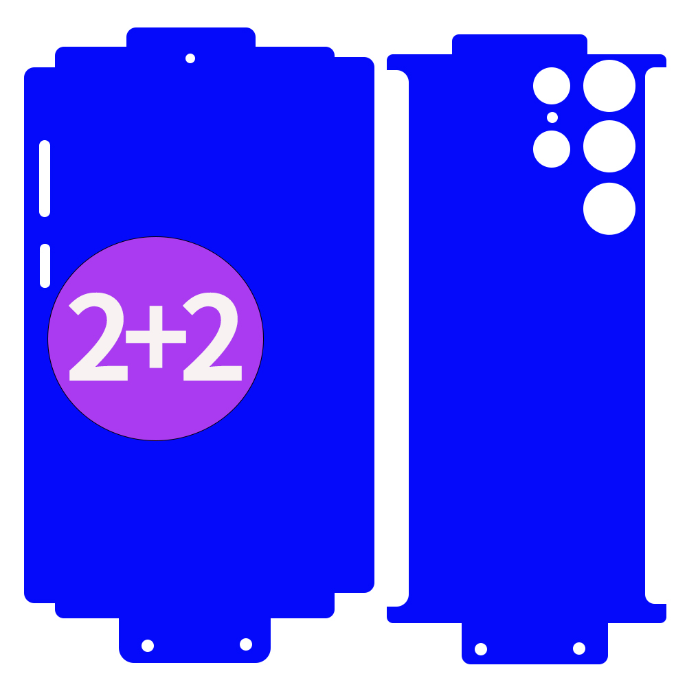 국내유일 360도 전면 후면 뒷면 측면 액정보호필름 아이폰 7 8 SE2 SE3, 2매입