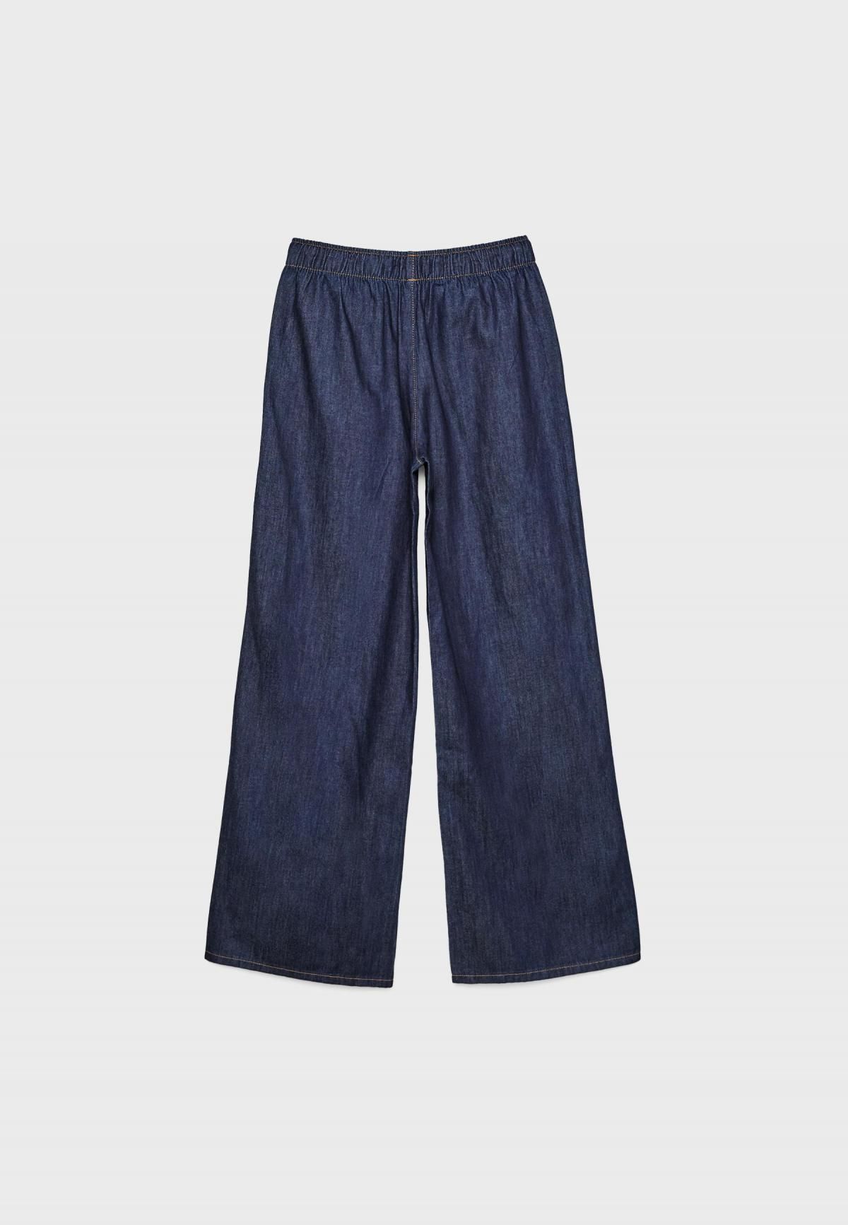 스트라디바리우스 와이드핏 데님 와이드 청바지 1235/310 RINSE BLUE DENIM - 상세 이미지 2