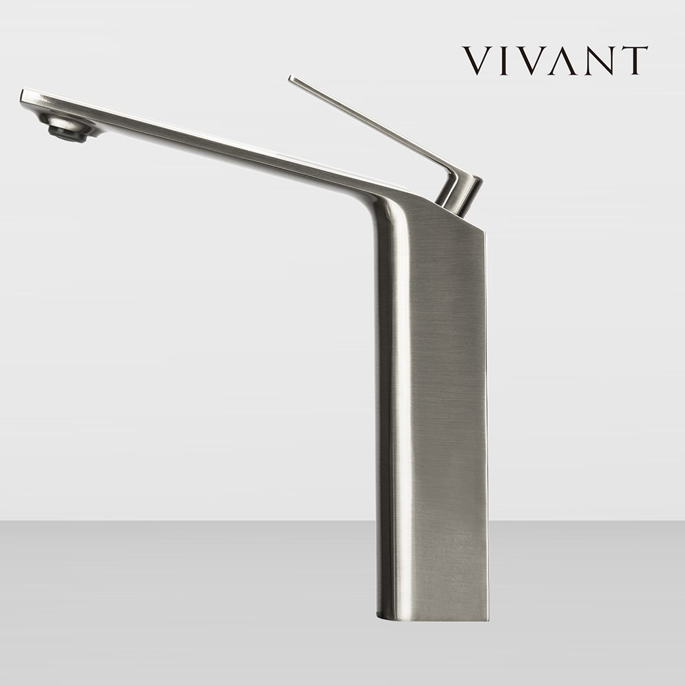 비반트 VIVANT 탑볼세면대수전 XB340L MS무광은색실버 고급욕실 수도꼭지 교체리폼 - 메인 이미지