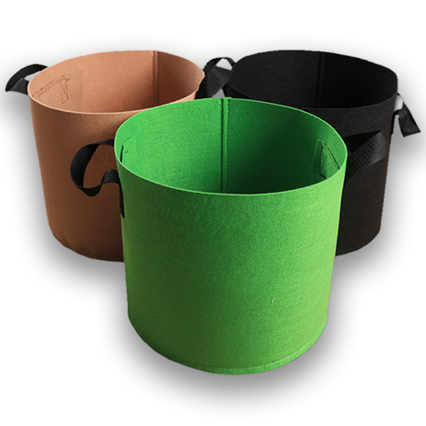 부직포화분 원형 텃밭 옥상 테라스 베란다 그로우백 친환경 숨쉬는화분 10/20/30갤런 - 상세 이미지 2