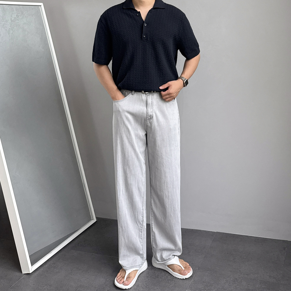 남자여름청바지 쿨청바지 쿨진 블랙진 이미지 8