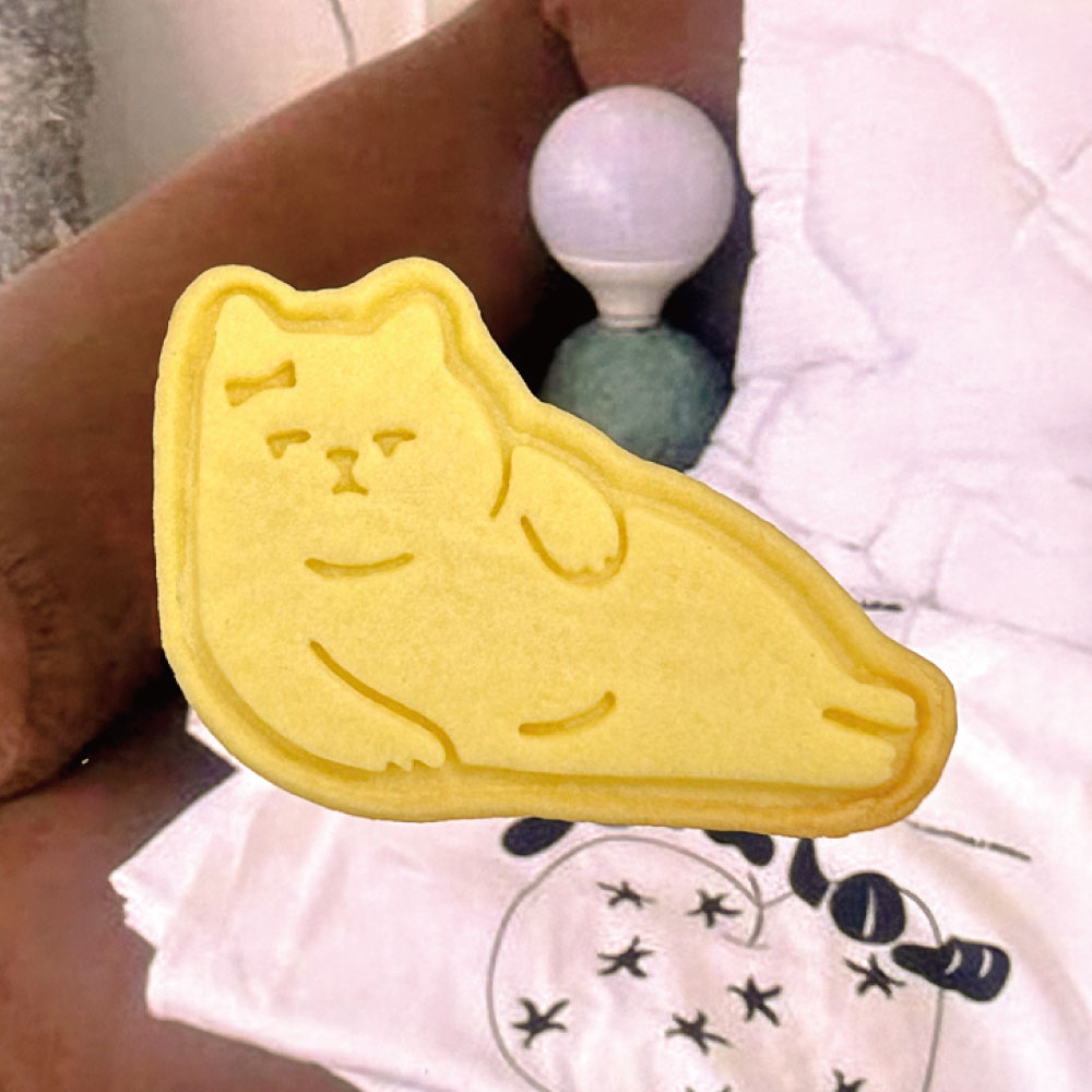 뱃살 뚱냥이 쿠키틀 쿠키커터 동물 고양이 - 상품 이미지