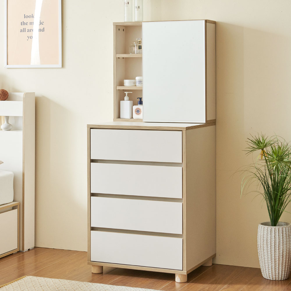 도리 화장대 거울 서랍장 학생 수납 600