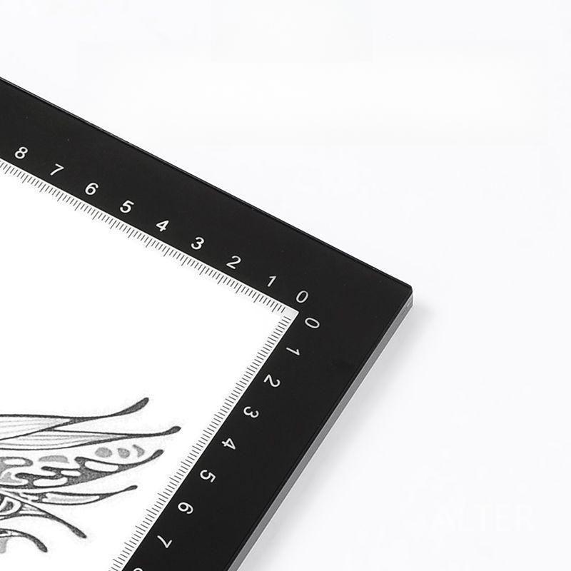 LED 필사용 백라이트 서예 받침 림 전등 패널 도광판 A3 조명 조절 USB 인터페이스 - 상세 이미지 2