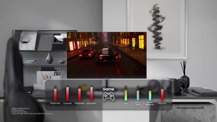 삼성 스마트모니터 M7 후면 단자