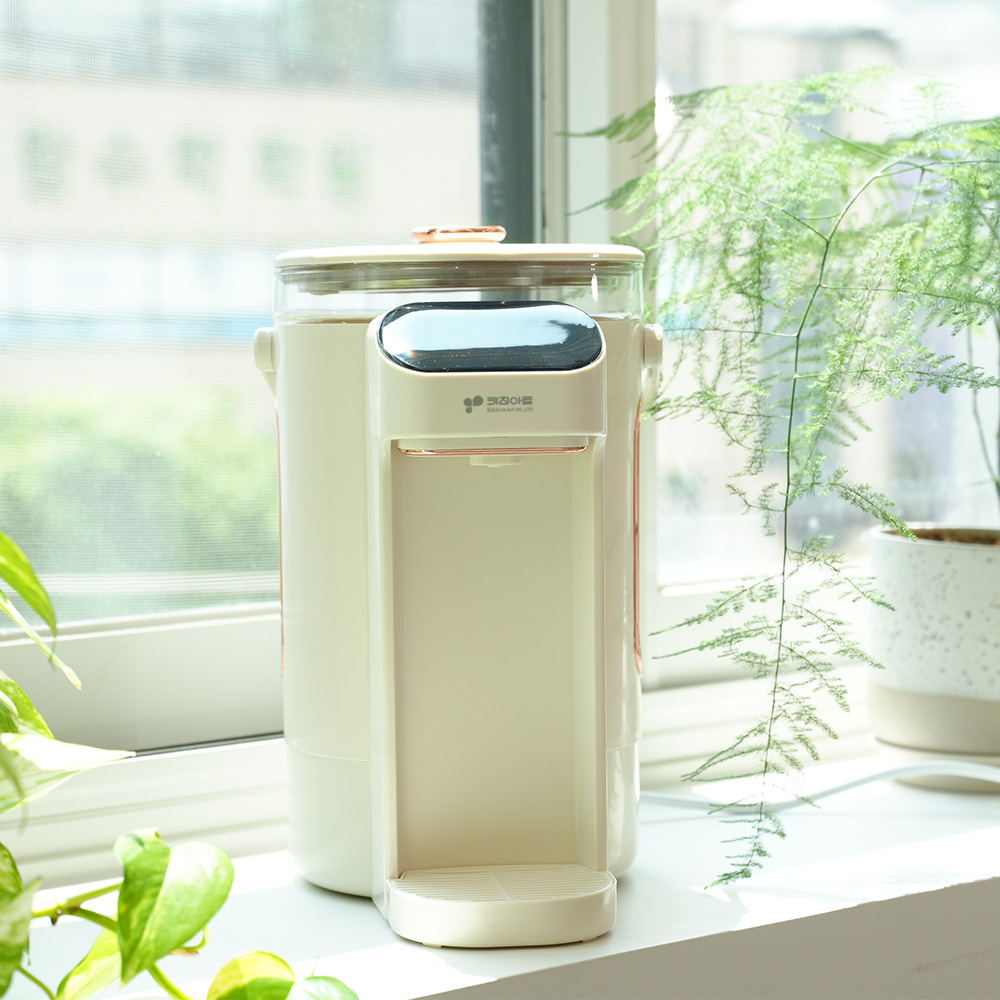 키친아트 출수형 분유포트 보온 포트 자동출수 온도조절