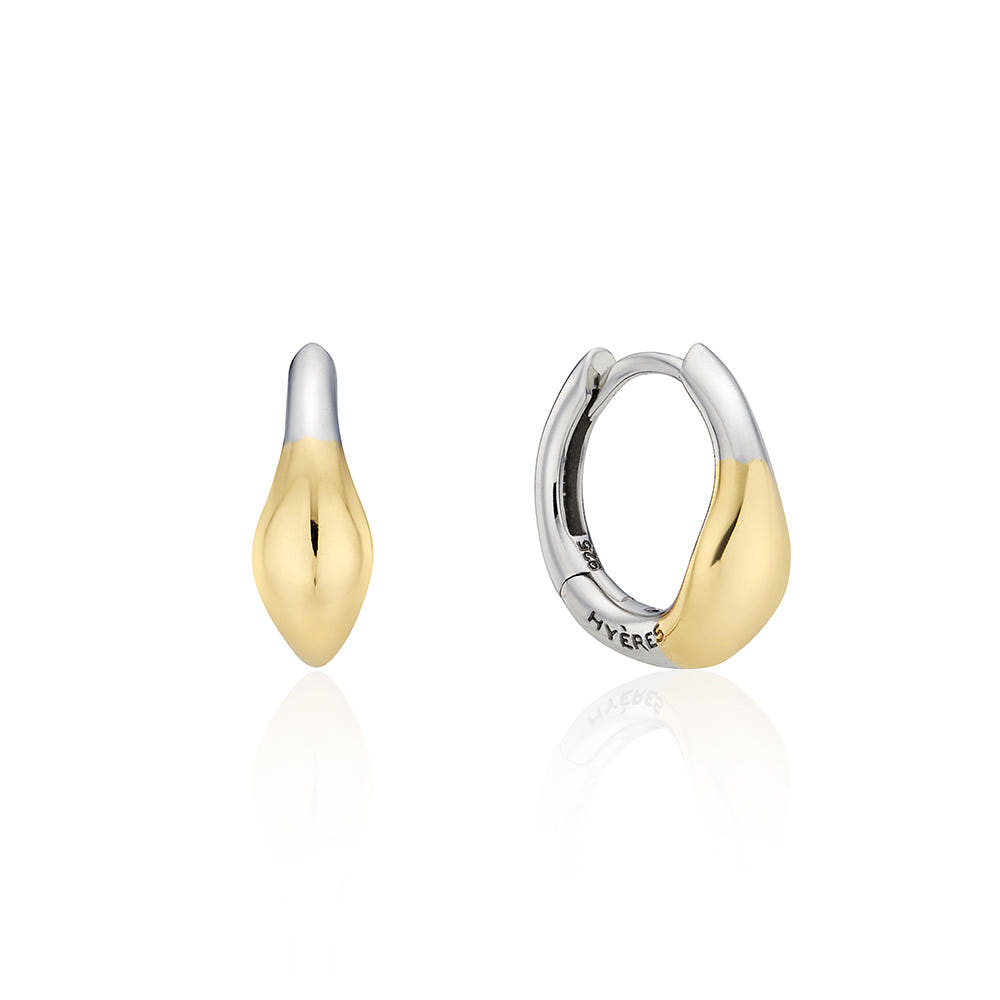 [바이이에르] [925 silver] Blend gradation one touch earrings (Combi) BH6E45618C9XXX - 상세 이미지 2
