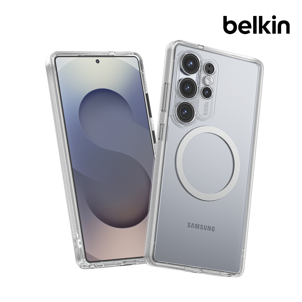 벨킨 갤럭시 S25 울트라 Qi2 맥세이프 마그네틱 투명 케이스 MSB003 변색방지 제품 이미지