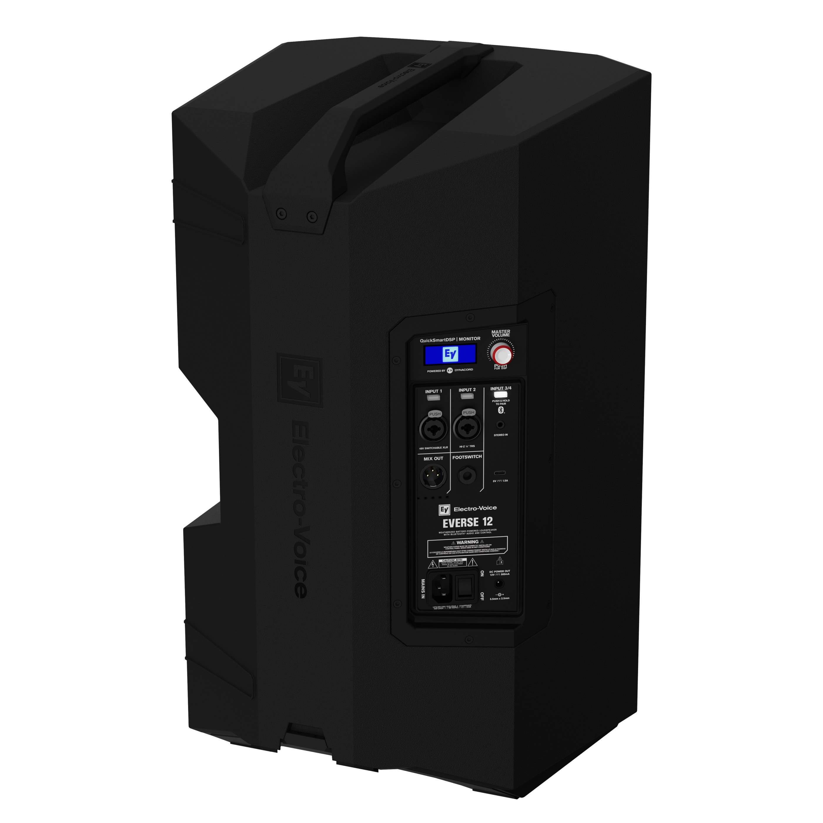 EV EVERSE12 충전식 파워드 스피커 휴대용 블루투스 방수 400W 야외 행사 공연 - 상세 이미지 5