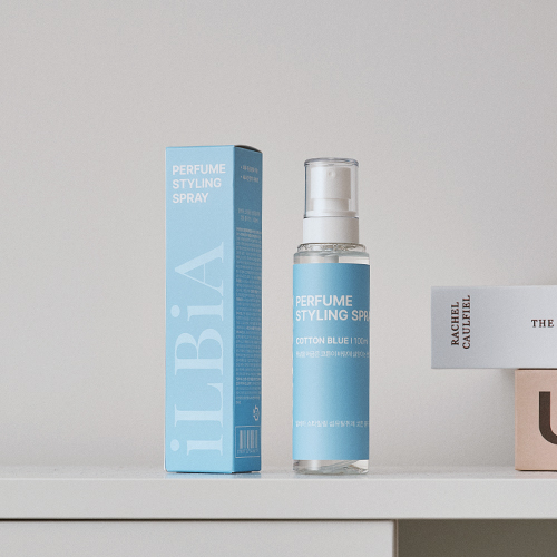 일비아 섬유탈취제 룸 스프레이 다림질 섬유향수 드레스퍼퓸 코튼블루 100ml - 상세 이미지 2
