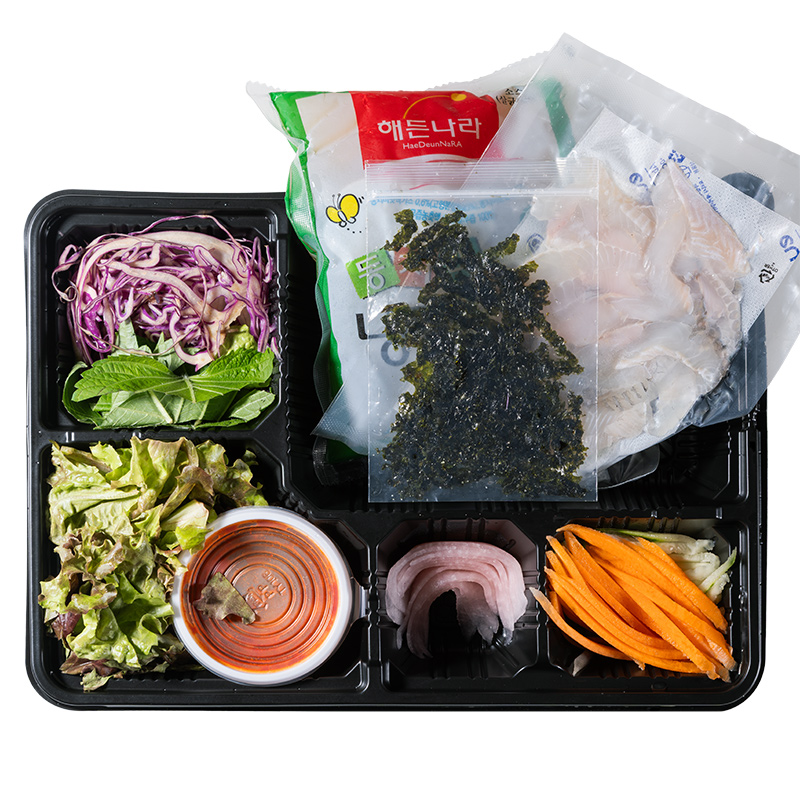 [타임쿡] 도다리 물회 밀키트 565g 1-2인분 부산맛집 백년가게 조씨집 모든재료 국내산 - 상세 이미지 4