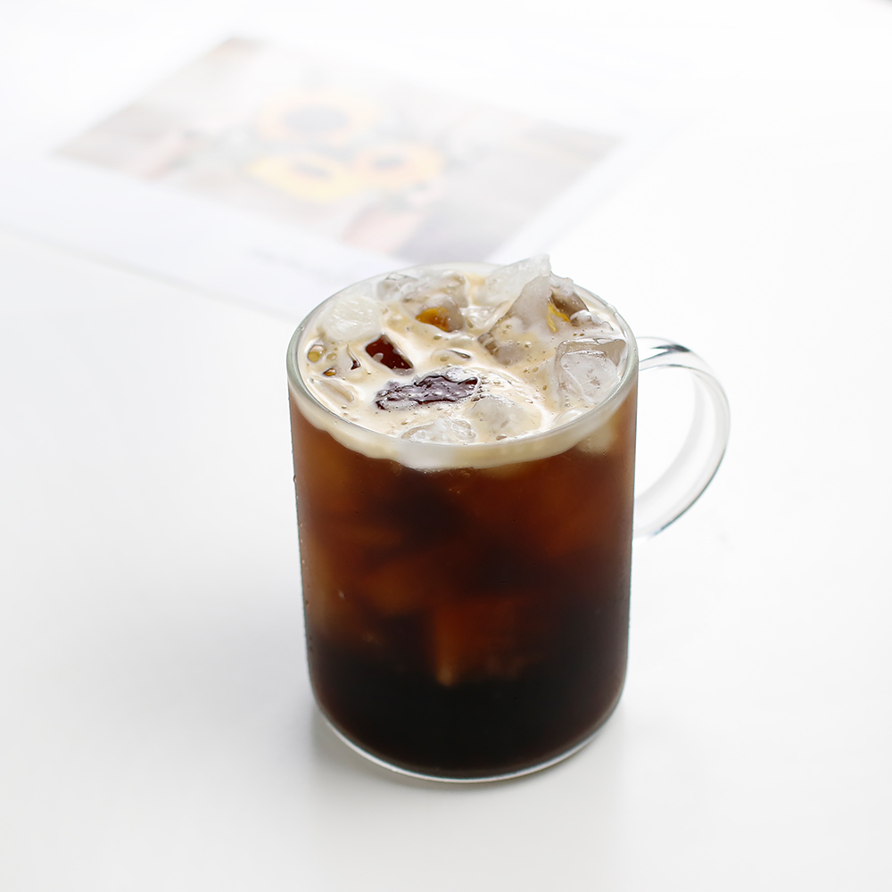 소요 홈카페 강화 내열유리컵 500ml, 1개, 핸들머그 - 상세 이미지 4