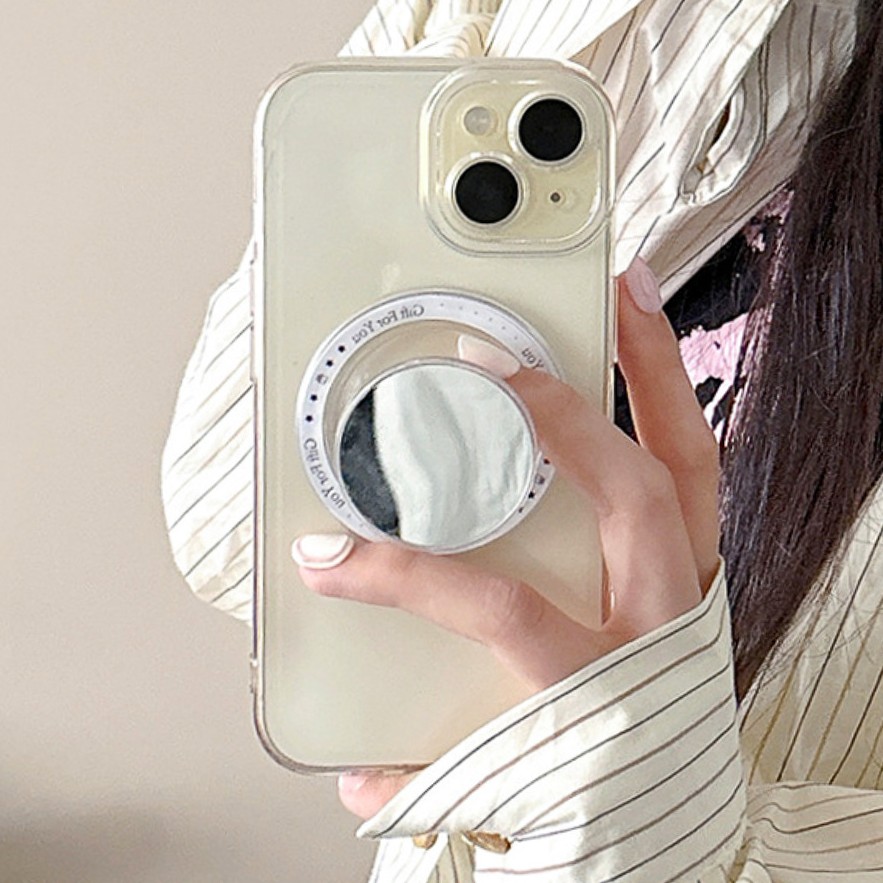 미러 맥세이프 그립 톡홀더 아이폰 갤럭시 핸드폰 아크릴 자석 스마트톡