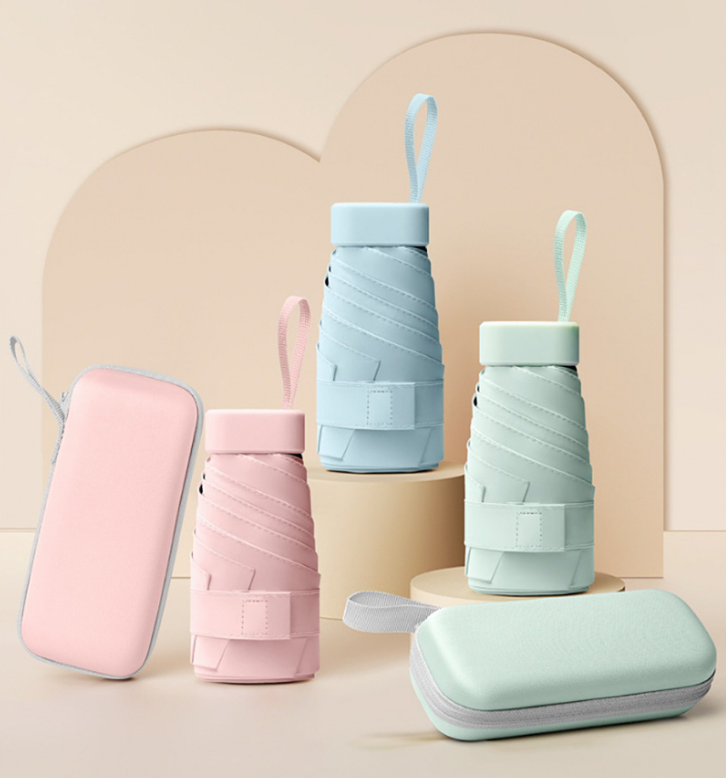초경량 미니 양우산 양산 접이식 UV 차단 암막 우산 - 상품 이미지