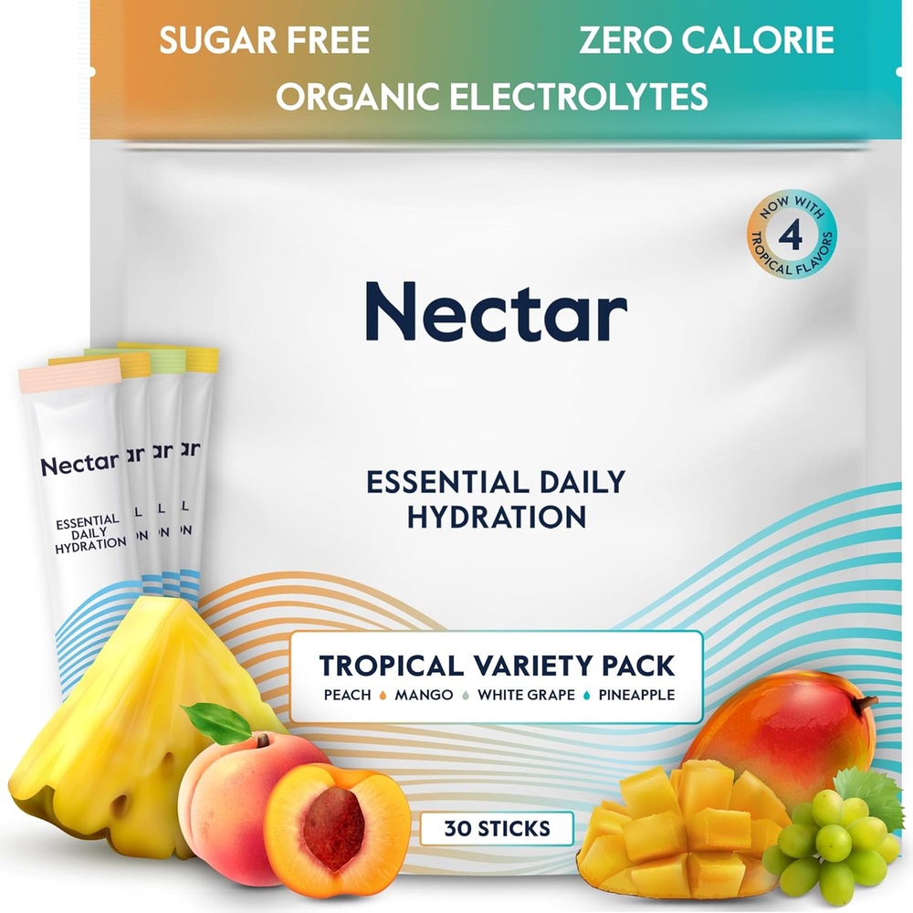 Nectar 넥타 수분 충전 패킷 트로피컬 30팩 무설탕 제로칼로리