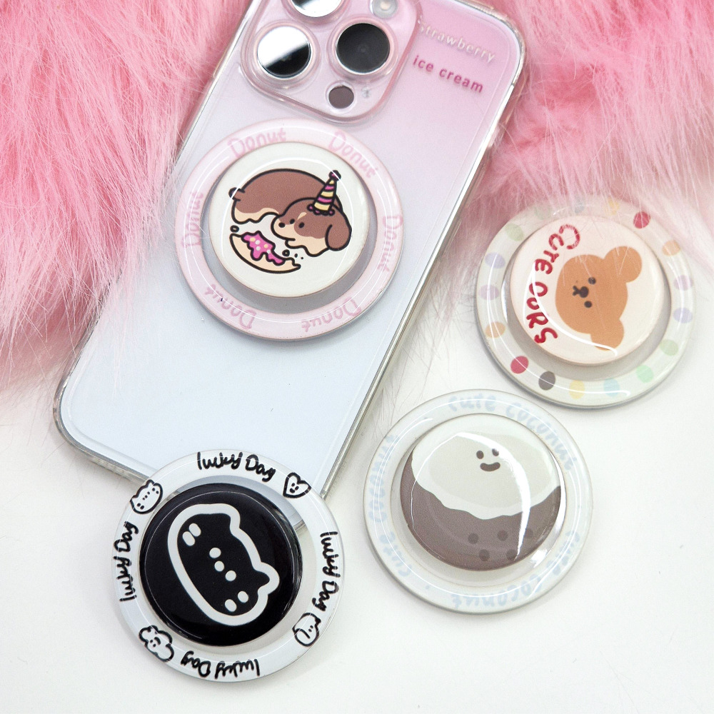 미러 맥세이프 그립 톡홀더 아이폰 갤럭시 핸드폰 아크릴 자석 스마트톡