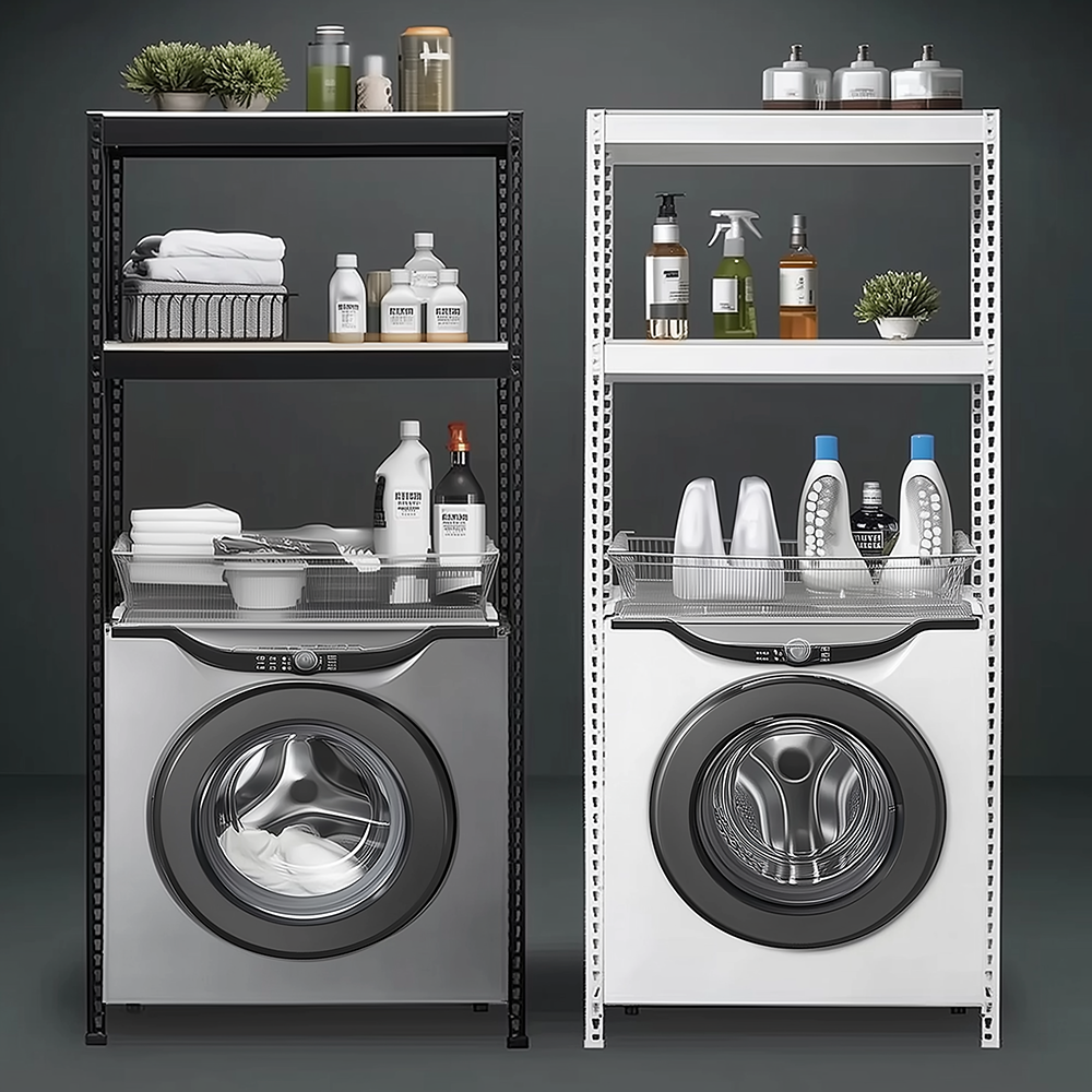 세탁기선반 스피드랙 통돌이 드럼 건조기 김치냉장고 선반 무볼트 렉 600300900 2단