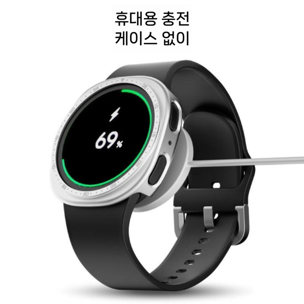 갤럭시 워치8 액정 투명 케이스 스케일 베젤 링 메탈 프레임 보호 커버 이미지 7