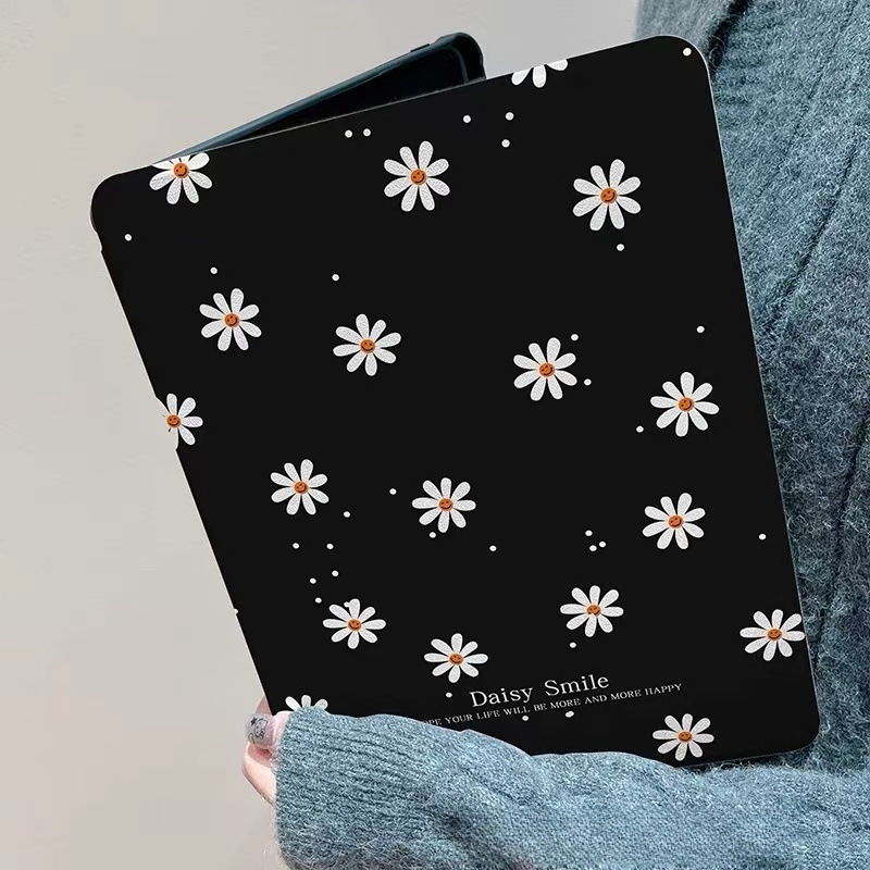 블랙 데이지 일러스트 커버 iPad Air4 5 iPad10 9 8세대 - 상세 이미지 2