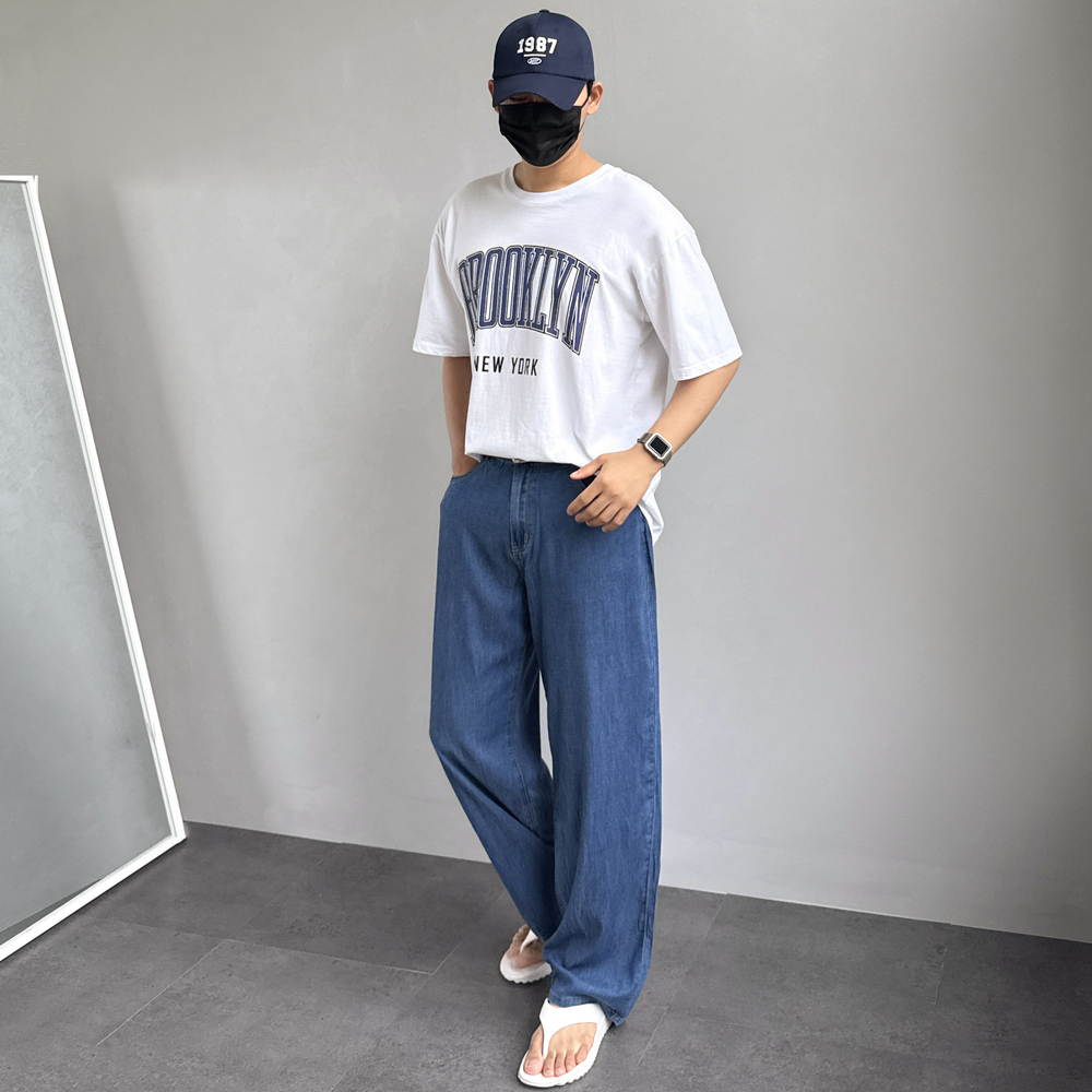 남자여름청바지 쿨청바지 쿨진 블랙진 이미지 7