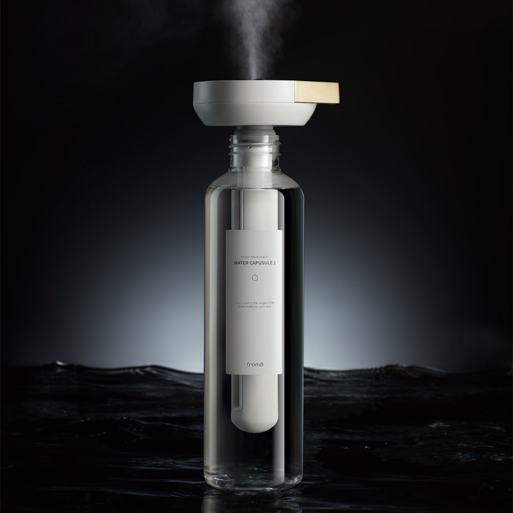 프롬비 워터캡슐2 무선 스틱 생수병 미니가습기 FA145 그레이