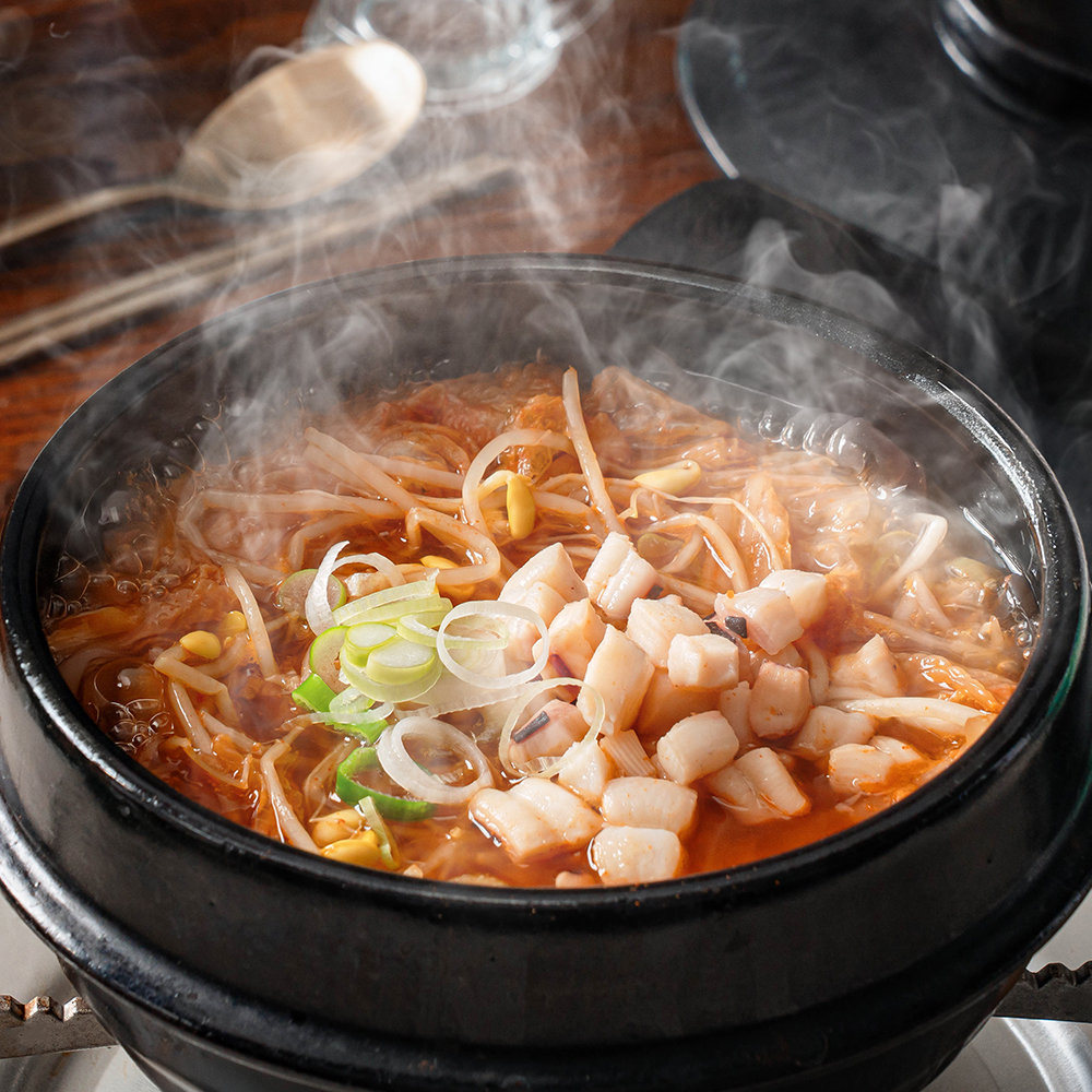 시원한 전주식 오징어 콩나물 김치 국밥 밀키트 캠핑음식