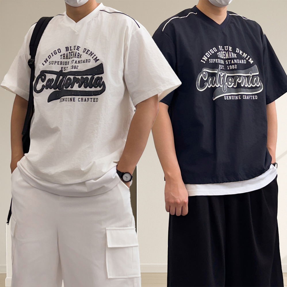 럭비져지 나일론반팔티 럭비티 - 상품 이미지