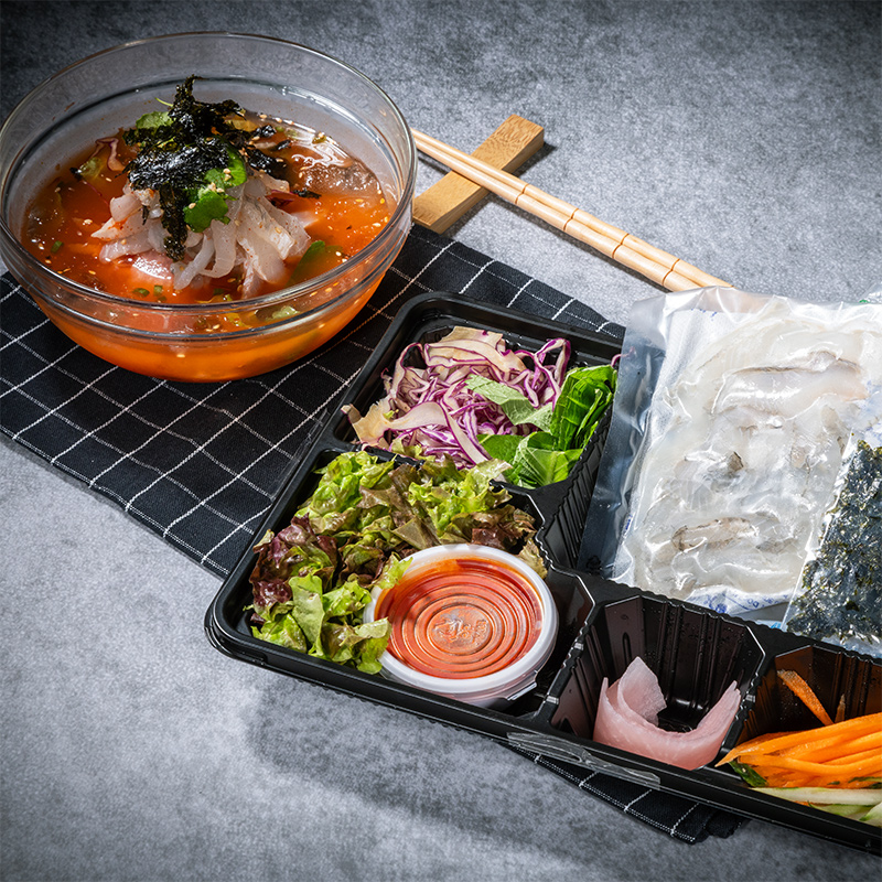 [타임쿡] 도다리 물회 밀키트 565g 1-2인분 부산맛집 백년가게 조씨집 모든재료 국내산 - 상세 이미지 3