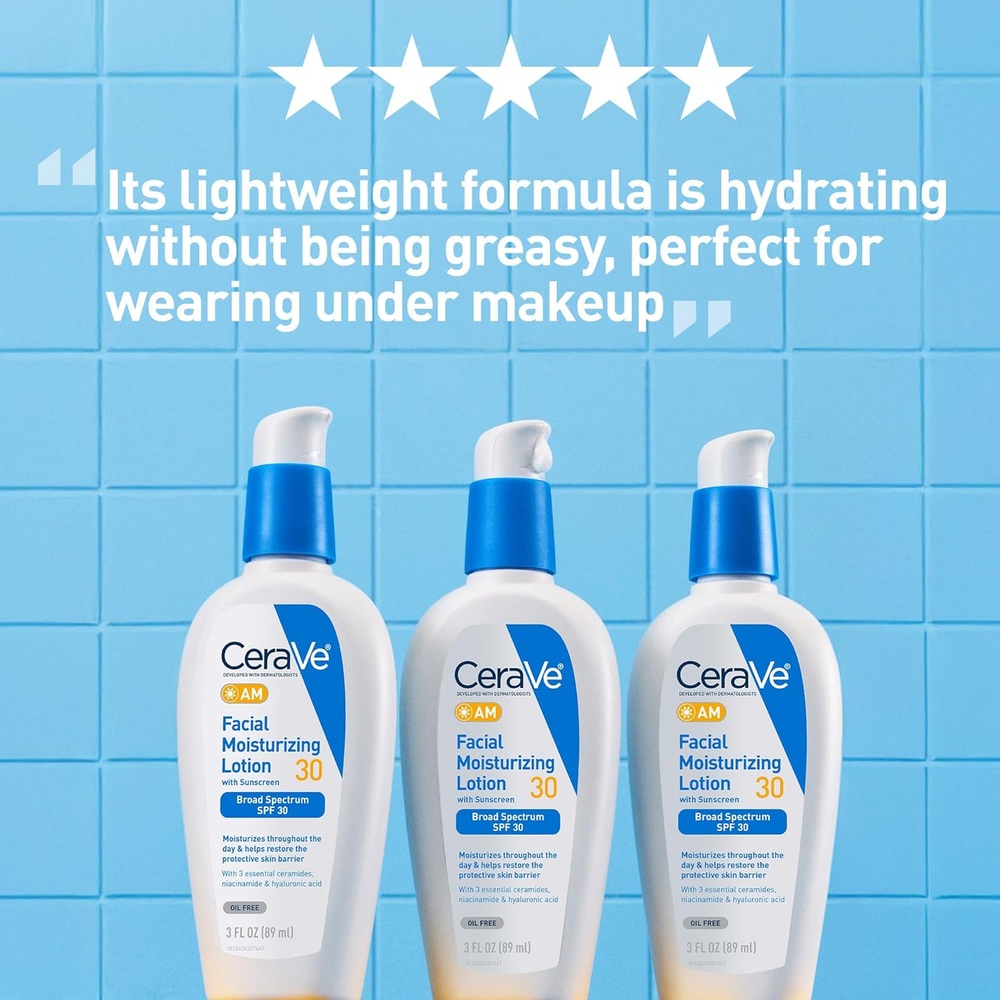 CeraVe 세라베 AM 자외선차단 로션 SPF30 89ml - 상세 이미지 5