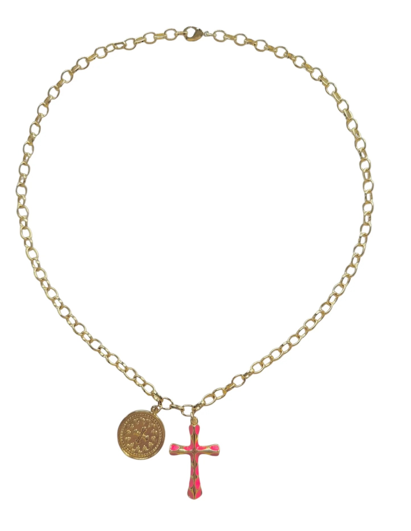 LA판타지 십자가목걸이 유럽 디자이너 팬던트목걸이 cross necklace - 상세 이미지 4