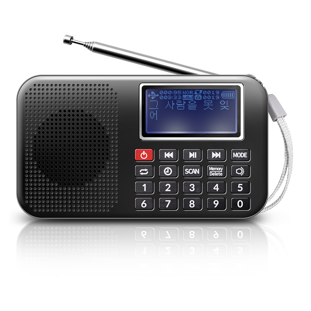 인켈 IK-PR130 휴대용 FM 디지털 라디오 USB TF카드 재생 MP3 플레이어 - 상세 이미지 5