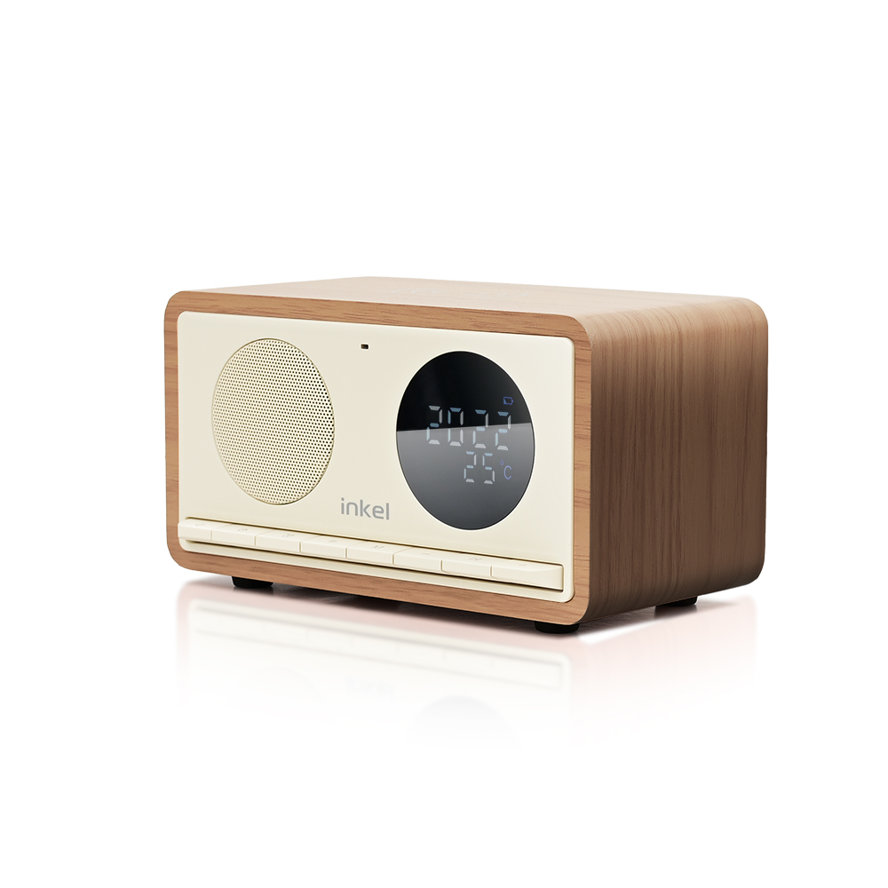 인켈 IK-BT55C 레트로 감성 블루투스 스피커 FM 라디오 스마트폰 무선충전 - 상세 이미지 5