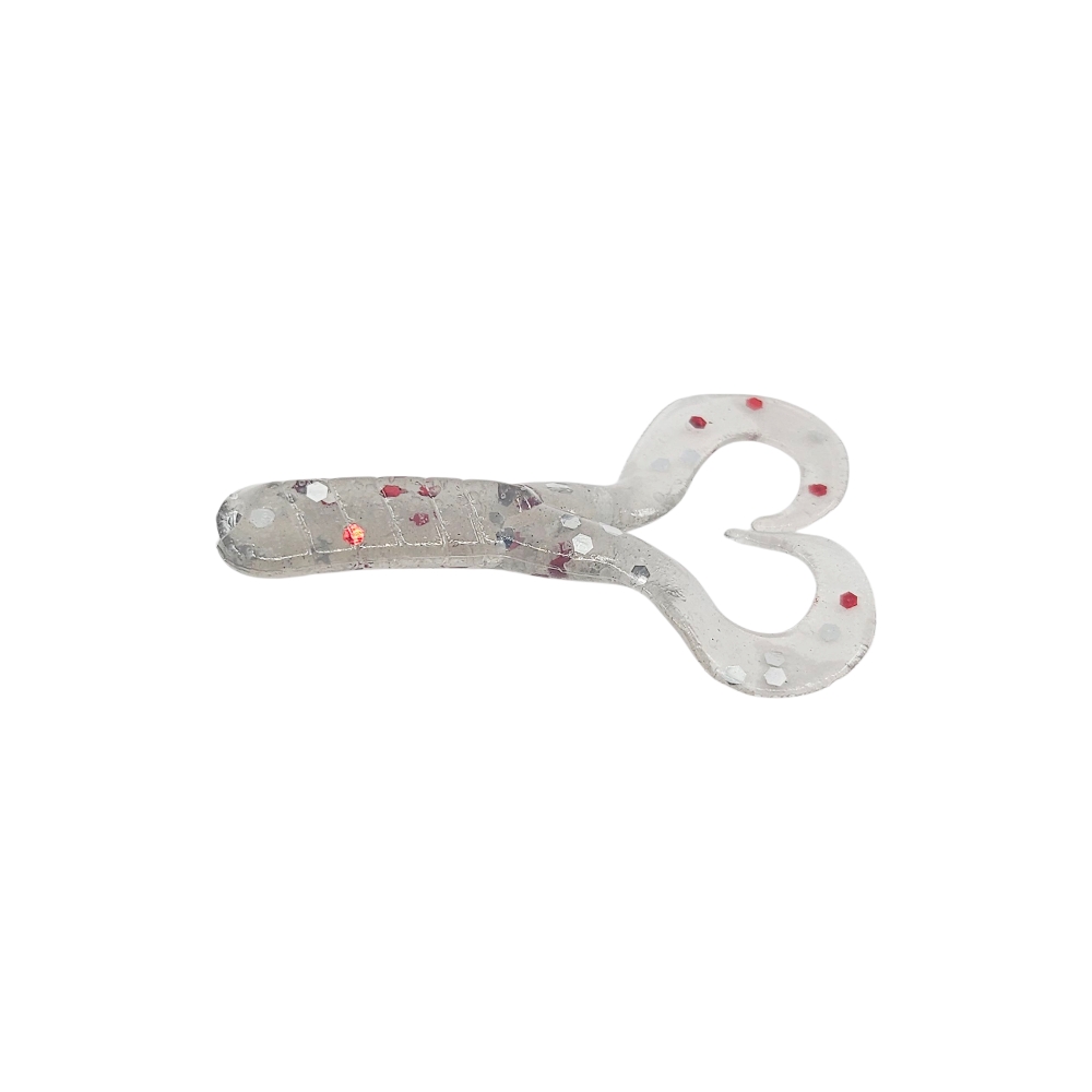 캣츠크로우 트윈테일 쏘가리웜 꺽지웜 011 스모크 믹스, 5cm(2인치) - 상세 이미지 2