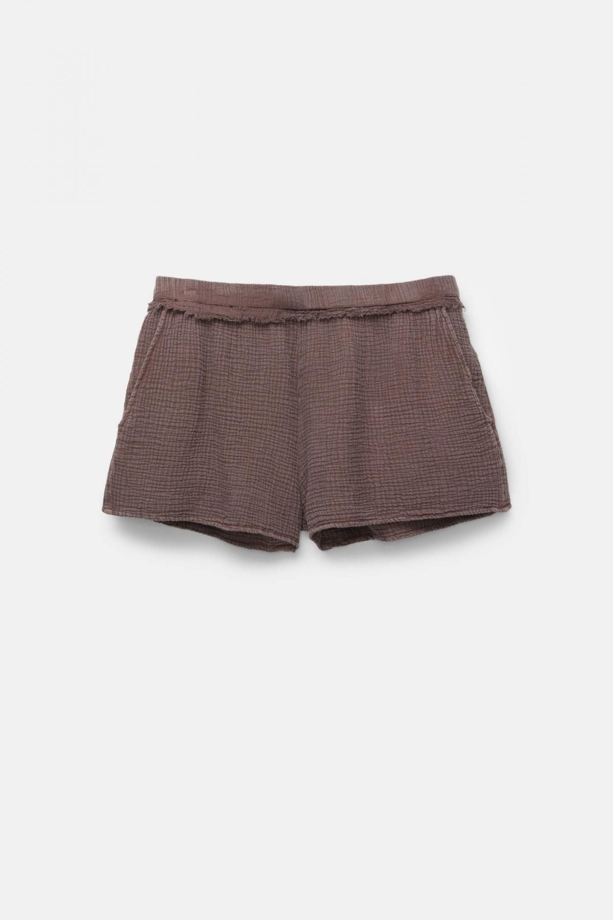 풀앤베어 링클 에펙트 프레이드 코튼 반바지 7696/314 BROWN - 상품 이미지