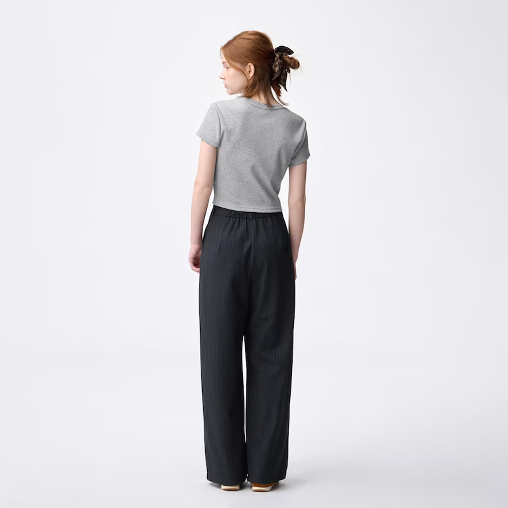 지유 바지 랩 슬랙스 Z+E 와이드 팬츠 357923 - 상세 이미지 5