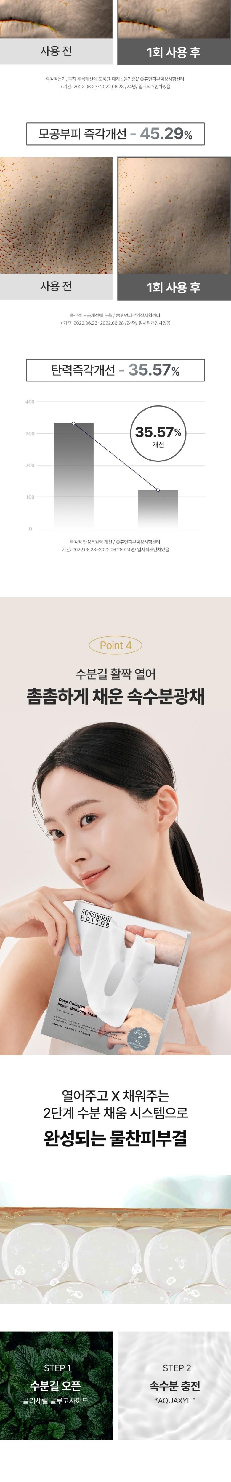 sungboon editor silk peptides sheet mask