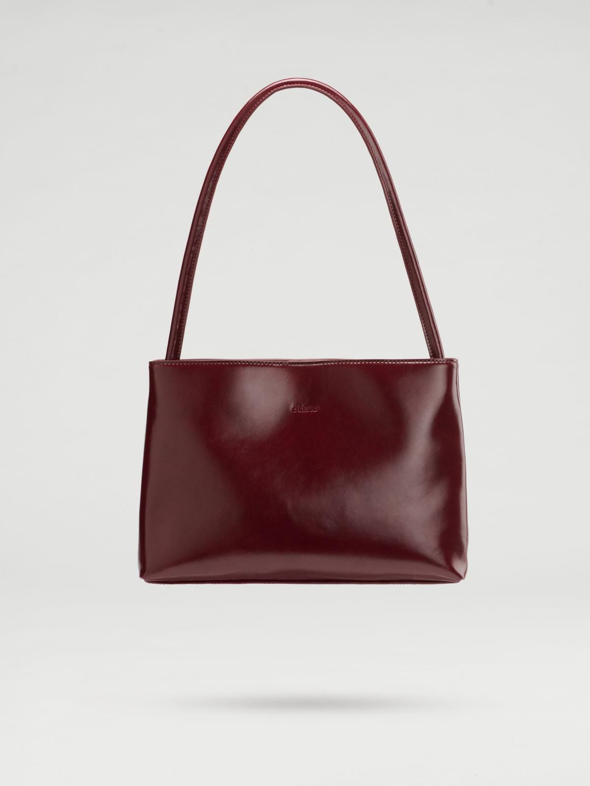 올랜드 클래식 버건디 비건레더 피나 숄더백 55528495972687 CHERRY RED - 상세 이미지 3