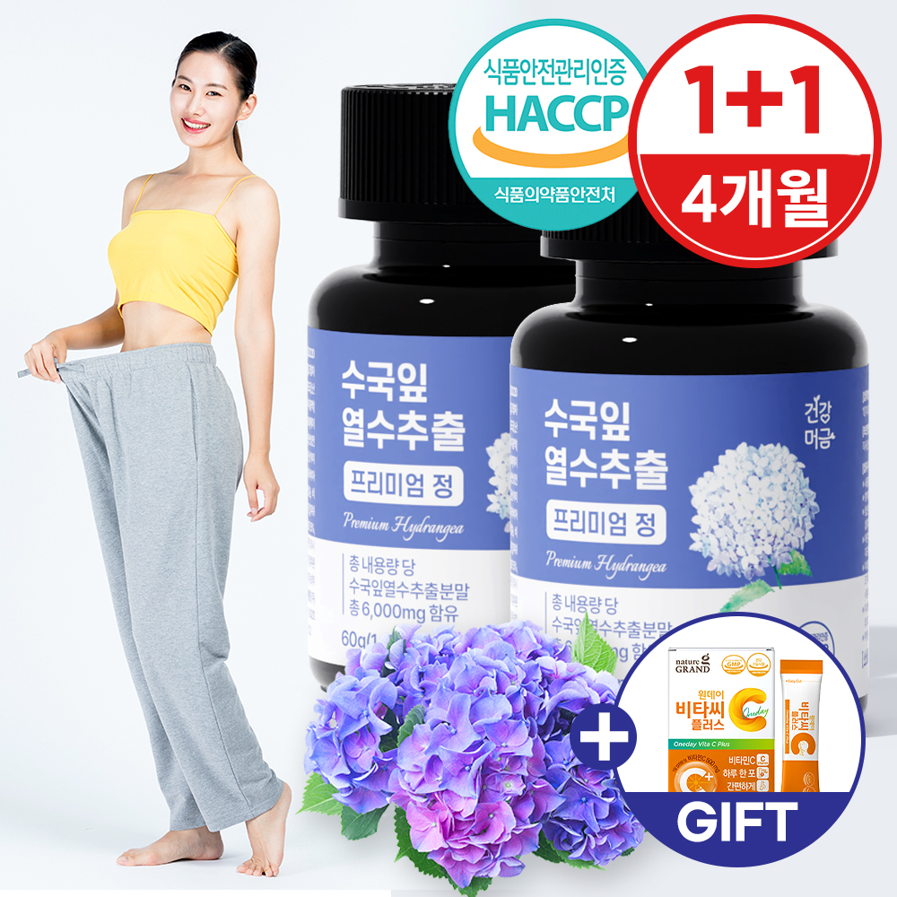 수국잎 열수 추출물 수국 효능 프리미엄정 60정 - 상세 이미지 3
