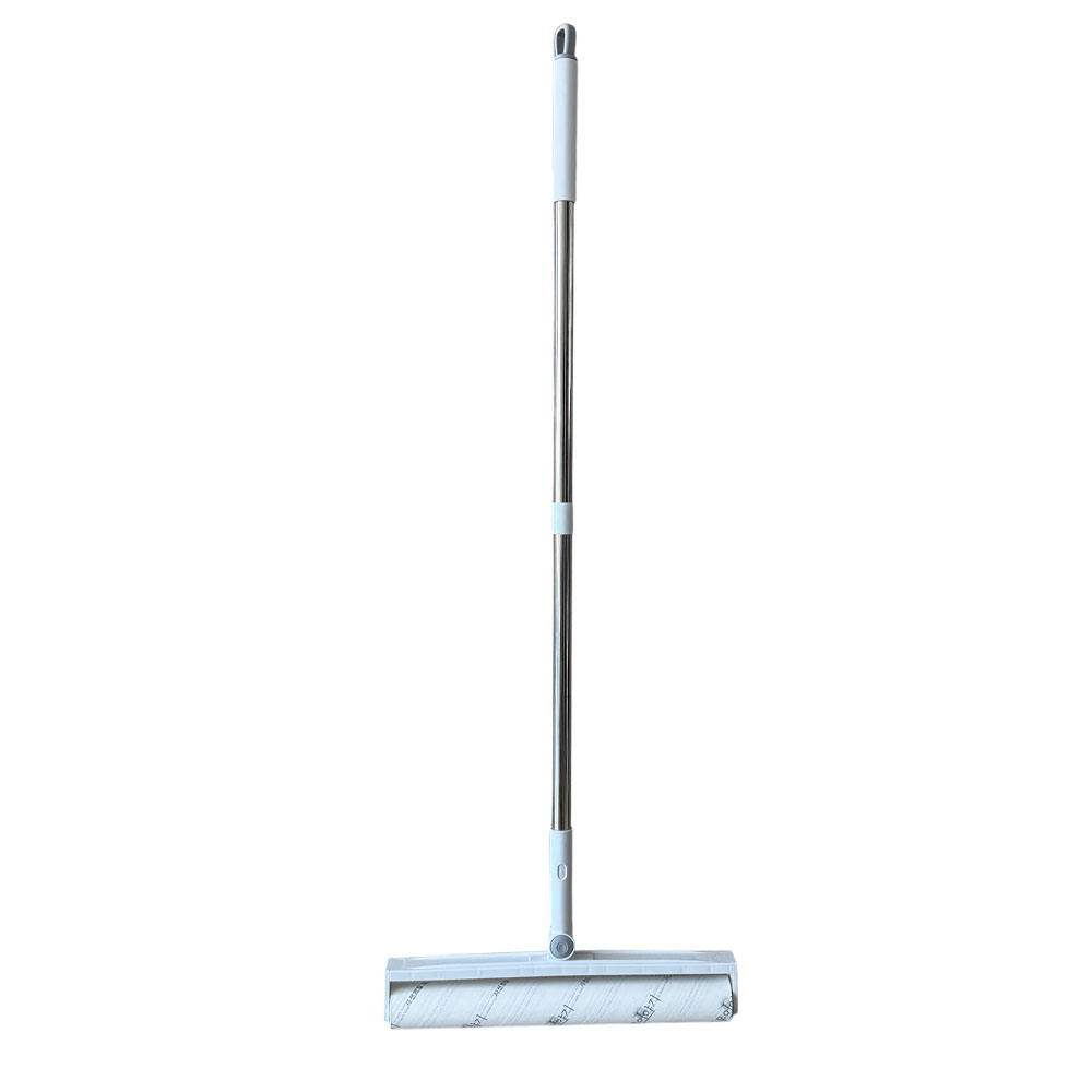 사선컷팅 와이드 롱 돌돌이 밀대 청소기 긴 핸들 리필 세트 38cm