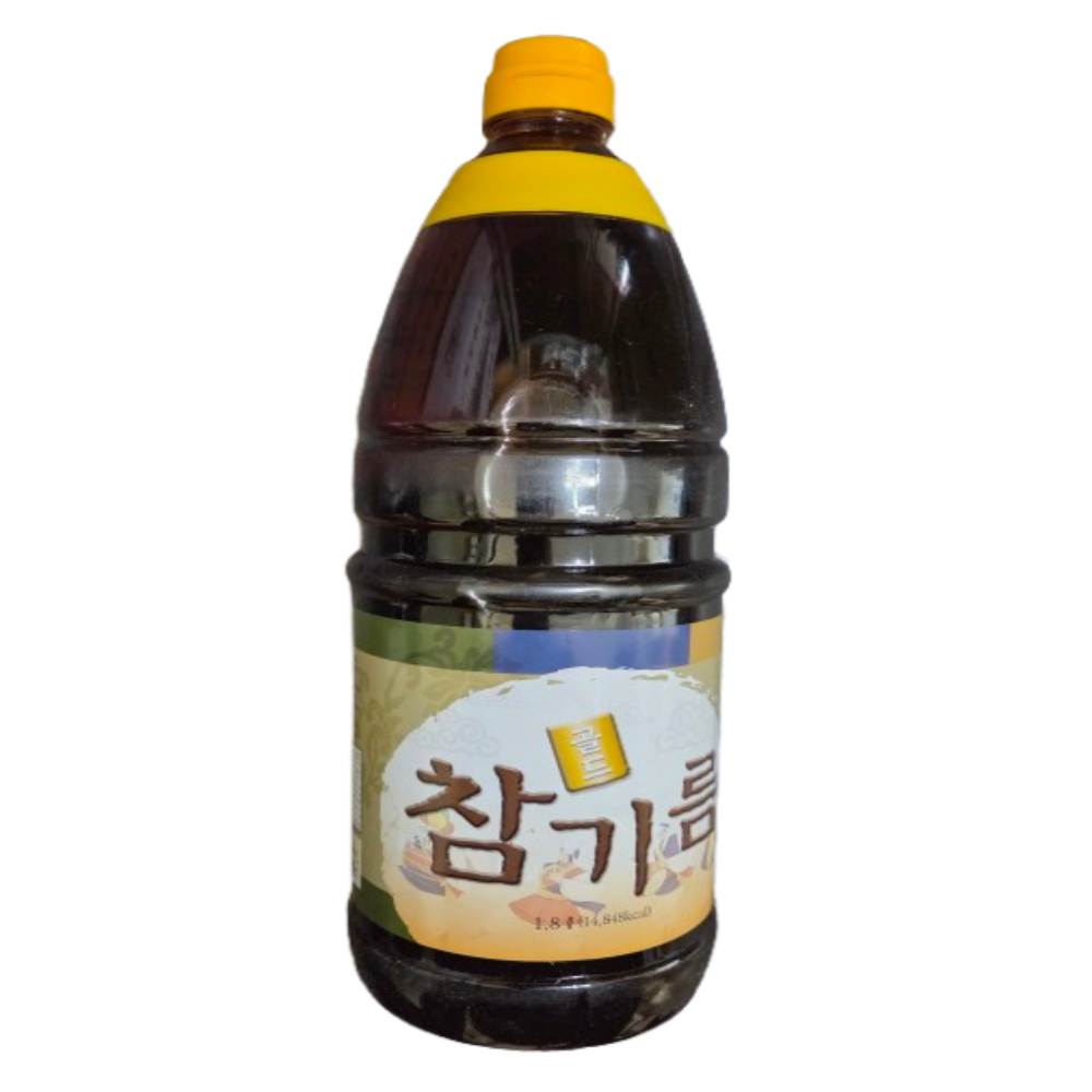 세종푸드 참기름 저온압착 1.8 참깨100% 고소한 통참깨 식당 업소용 장모님 방아간 - 상품 이미지