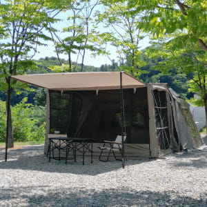 [풀오픈/하프오픈전용] 힐하우스 그늘막 원터치 텐트 확장형 전실 운동러 솔직 후기 | 실사용 리뷰 - 상품 이미지 3