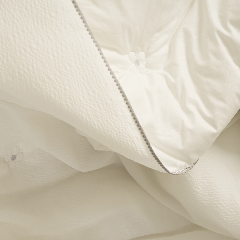 나라데코 순면 스노우리플 스프레드 시원한 여름이불 SS