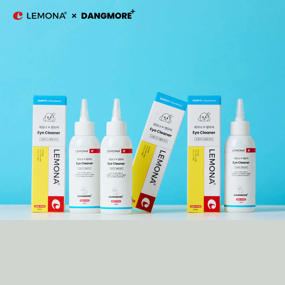 [1+1] 레모나 댕모어 강아지 눈물자국 지우개 눈곱 아이클리너 세정제 120ml, 1개 - 상세 이미지 2