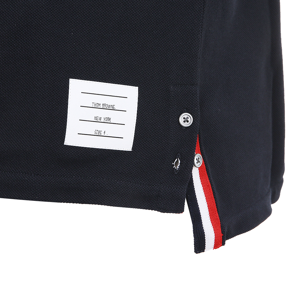 톰브라운 백 스트라이프 반팔티 MJS056A 00050 415 (2025 S/S) SIZE 4,5 - 상세 이미지 4