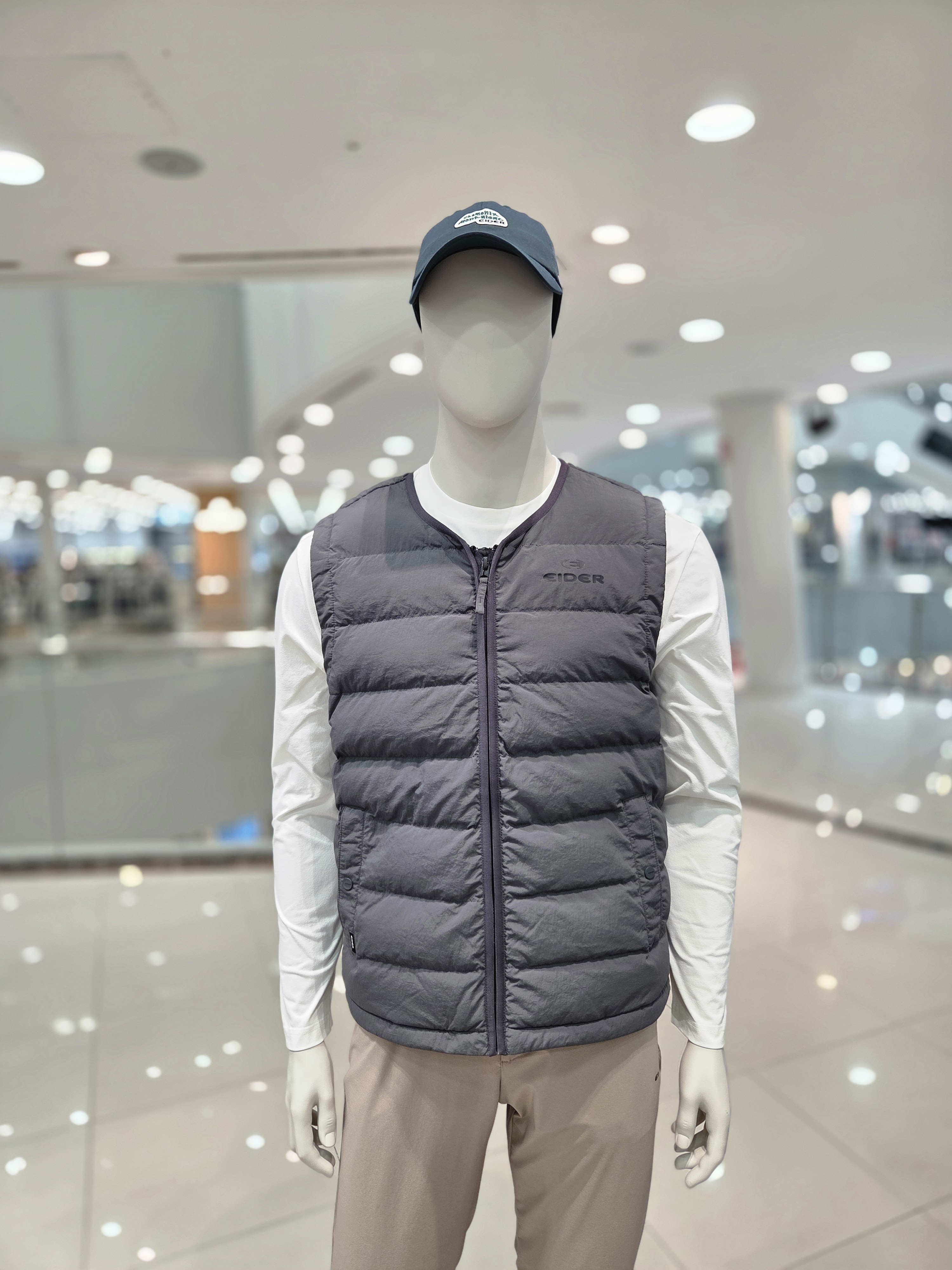 아이더 남성 경량 패딩 조끼 데일리 이너조끼 작업복 단체복 MU25681