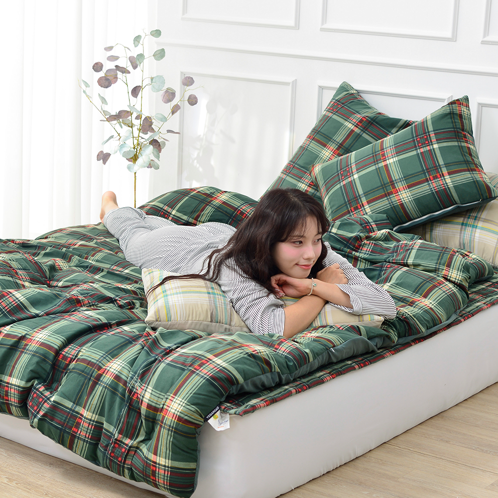 피노키오 체크 옥수수솜 알러지케어 먼지없는 구름 가을 겨울 이브자리 차렵 이불 SS